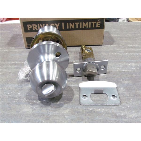 GALA  BALL KNOB PRIVACY BRUSHED CHROME