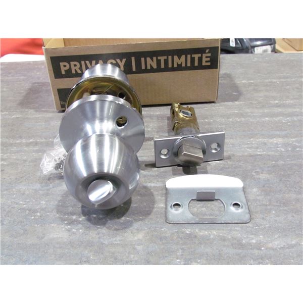 GALA  BALL KNOB PRIVACY BRUSHED CHROME