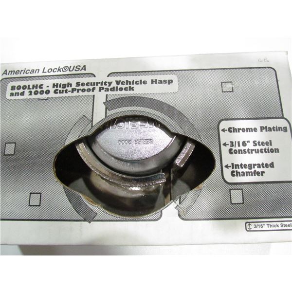 AMERICAN LOCK HIGH SECURITY VEHICLE HASP