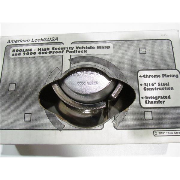 AMERICAN LOCK HIGH SECURITY VEHICLE HASP
