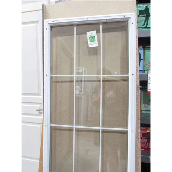 DOOR INSERT, WHITE BAR, 20 X 64"