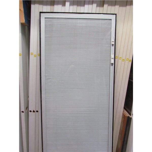 SEALED UNIT WITH INTERNAL MINI BLINDS,  33" X 73 15/16"