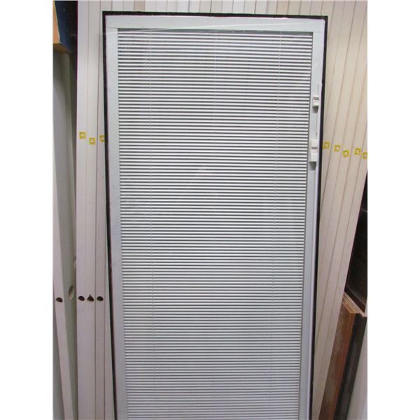 SEALED UNIT WITH INTERNAL MINI BLINDS,  33" X 73 15/16"
