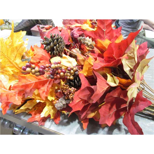 Fall Artificial Leaf Bouquet