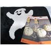 Image 1 : Halloween Ghost Rug with 2 Pumpkin Transfers