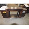 Image 1 : 3 Wooden Media Consoles w/ Fire Place Slot