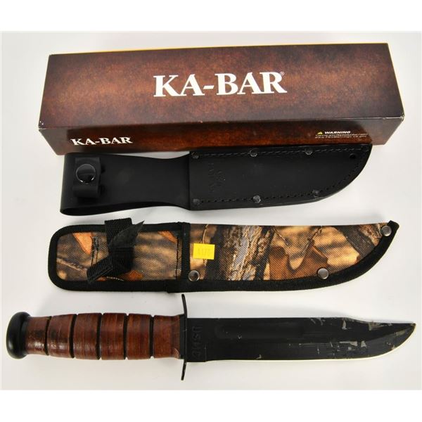 KA-BAR 1256 Short Fighting knife /Sheath