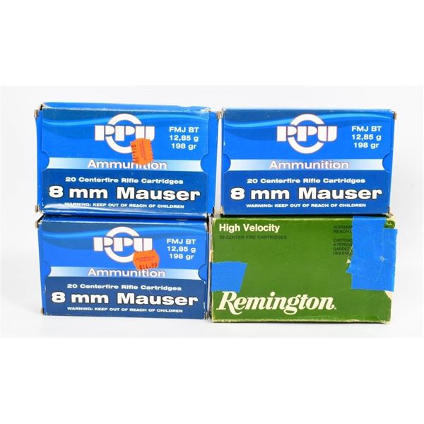 66 Rounds of 8mm Mauser Ammunition