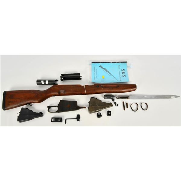 SKS Parts and Stock, forend and booklet