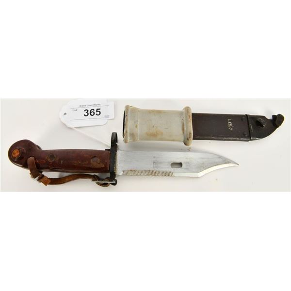 Russian AKM Type 1 Bayonet & Scabbard