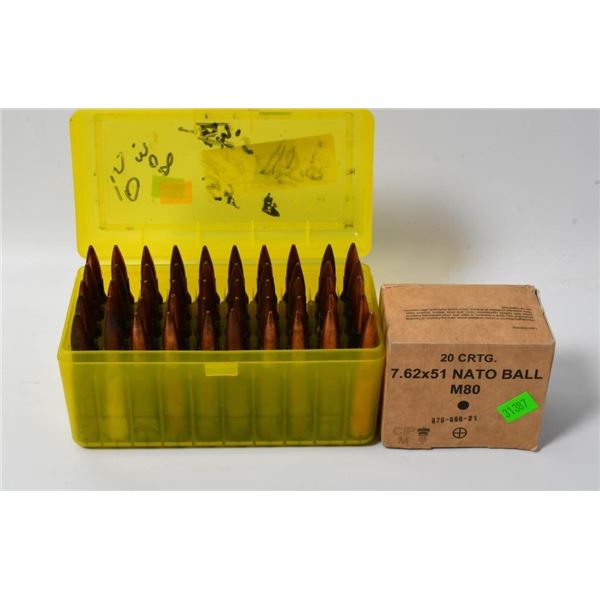 70 Rounds Of Mixed .308 Win Ammunition