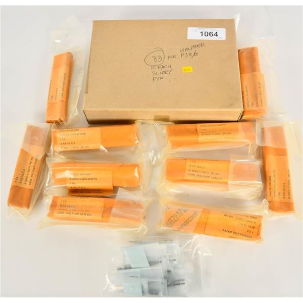 10 New Walther P38 Slides & Pins