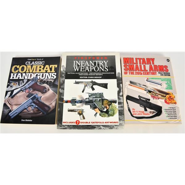 3 Military & Combat Weapon Books