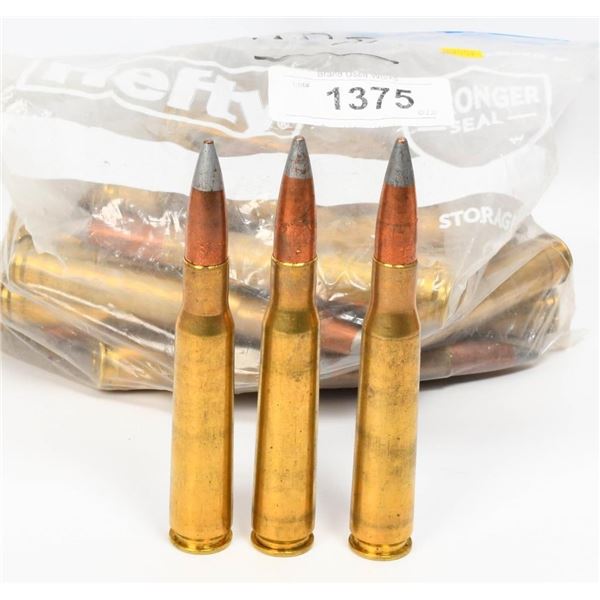 29 Rounds Of .50 BMG API Ammunition