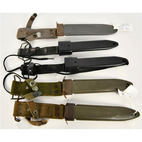 Various Military Scabbards/Sheath
