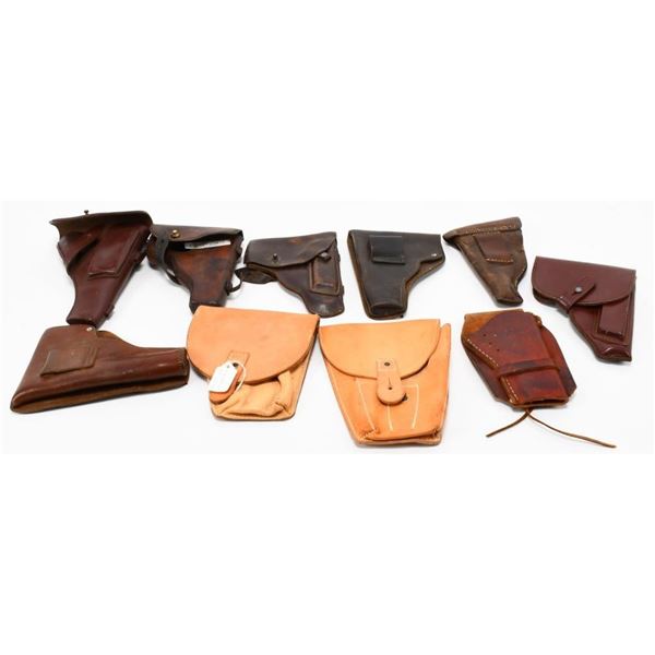 (10) Various pre owned Leather Holsters