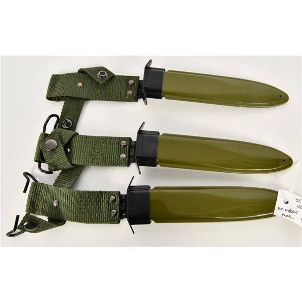 (3) NOS USM8A1 Scabbards