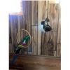 Image 1 : Hand Carved Hanging Parrot w/ Decorative Brass Toucan Vintage Conversation Pieces