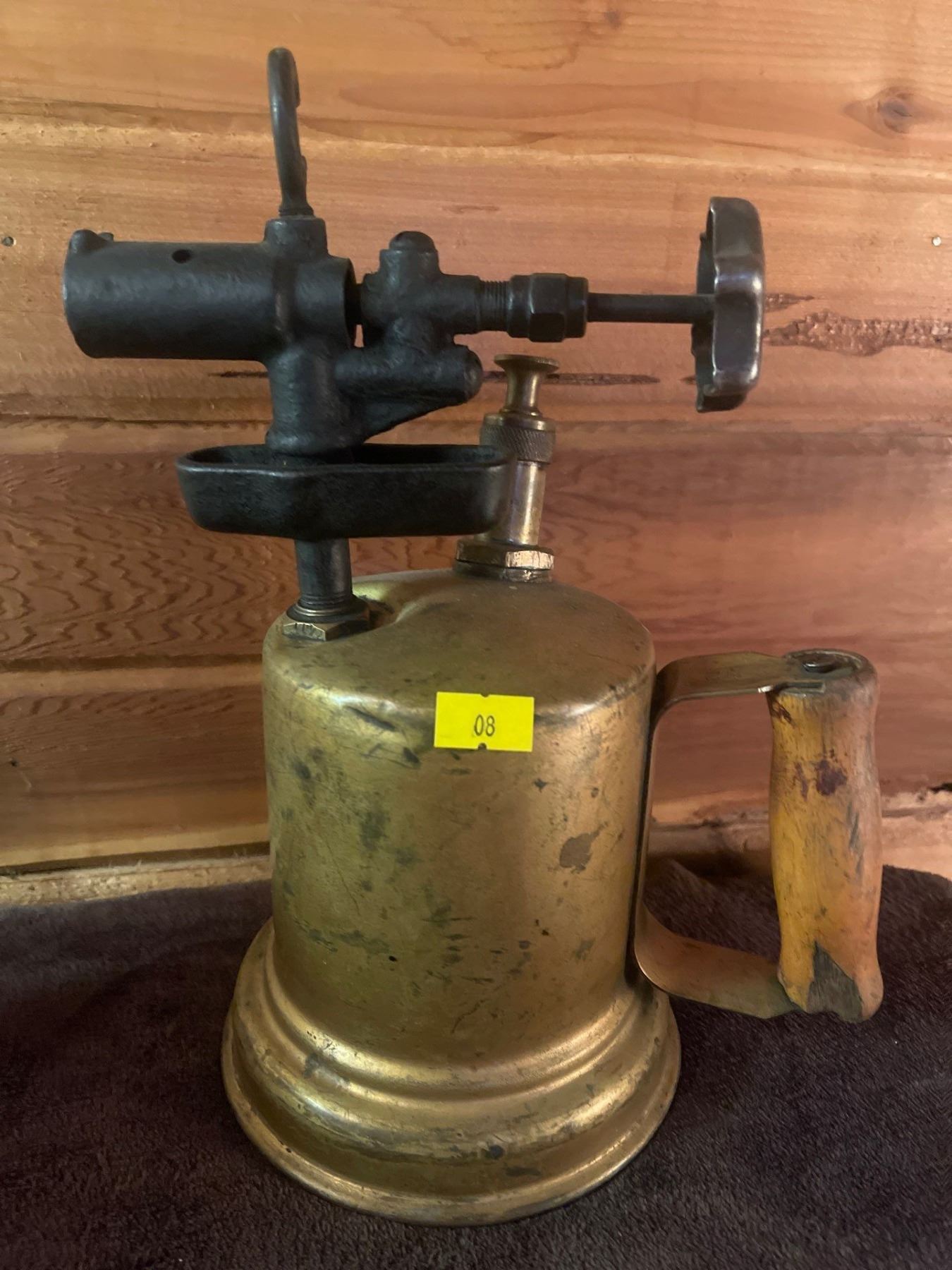 Antique Brass Torch #92 - Beck Auctions Inc.