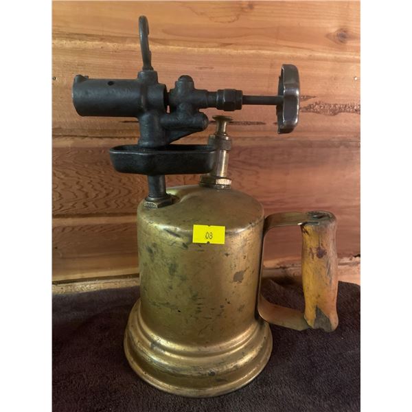 Antique Brass Torch #92