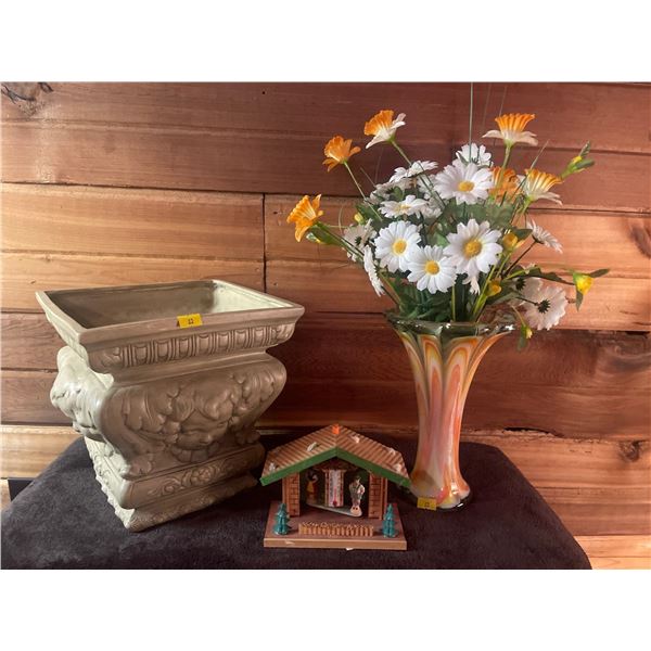 Ceramic Decorative Vase Thermometer Nativity Scene & More