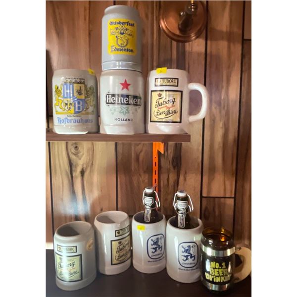 Assorted Freezer Friendly Beer Mugs 9 Count