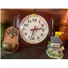 Image 3 : Assorted Vintage Vases Wooden Pedestal Clock & More