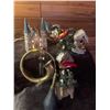 Image 1 : Decorative Holiday Collectables Light Up Christmas Village Antique Brass Horn & More