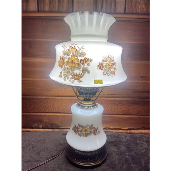 Vintage Oil Lamp Replica Decorative Ceramic Light Electric 15T