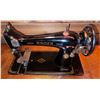 Image 4 : Antique Singer Sewing Machine w/ Wood Work Station