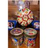 Image 2 : Sam Remo Japanese Made Decorative Pot w/ Assorted Tins