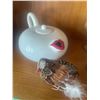 Image 3 : Decorative Glass Horn Vessels Teapot & Assorted Stemware