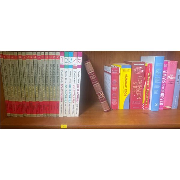 DIY Family Collection w/ Illustrated Nature Book Webster's Dictionary & More