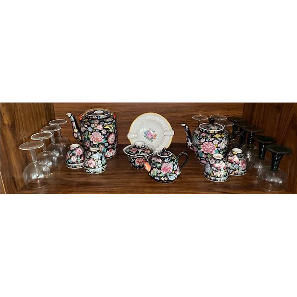 Tea Time or Happy Hour Essentials Stemware Japanese Tea Set
