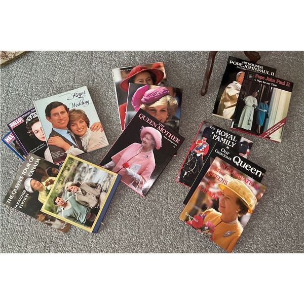 The ROYALS - Collection of Books Featuring The Notorious Royal Family & Pope John Francis 2nd