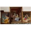 Image 1 : Trio of Vintage Embroidered Art Pieces 26x31