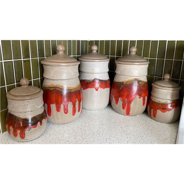 Vintage Ceramic Honey Pot Canister Collection