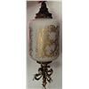 Image 1 : Vintage Swag Lamp Gold & Ivory 24T