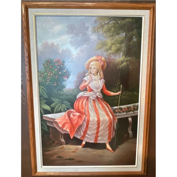 Oil Painting on Canvas Framed Art 29x41