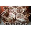 Image 1 : Retro Vintage Floral Love seat 62x21x37