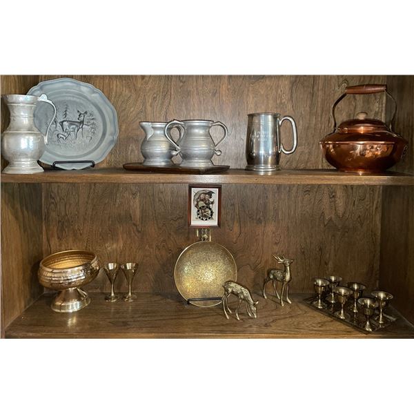 Decorative Metals PEWTER Copper & Brass