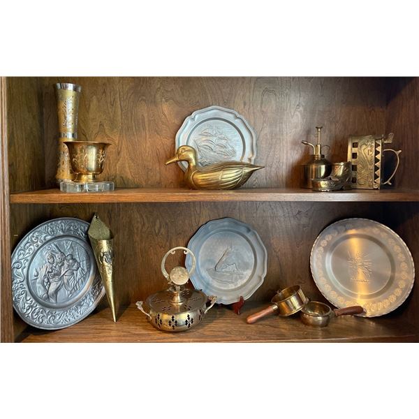 Brass & Pewter Decorative Collectables Duck Plates Iron & More
