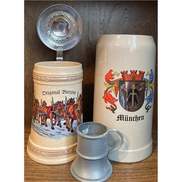 Collectable European Beer Steins