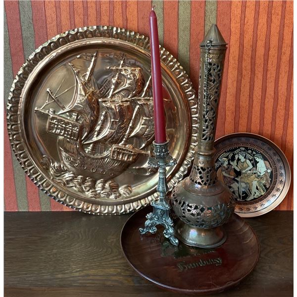 Persian Incense Burner Decorative Plates Candle Stand & More