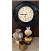 Image 1 : Decorative Clock Vintage Lamp & More
