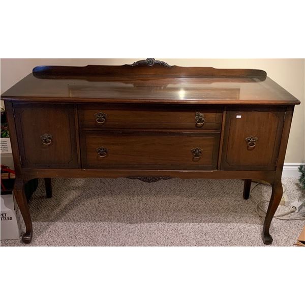 Antique Walnut Sideboard 58L x 36T x 21D