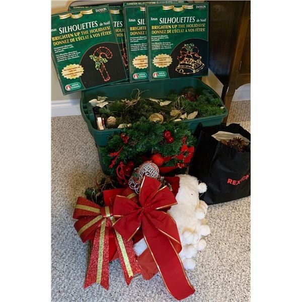 Christmas Decor Collection - Light Up Silhouettes Window Lights