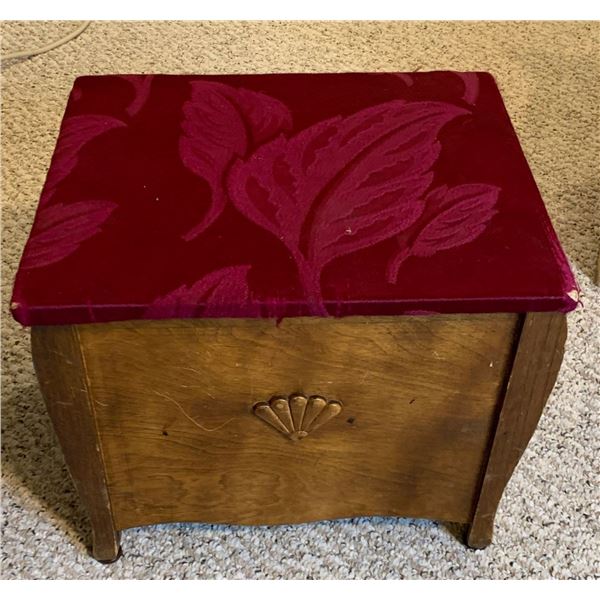 Antique Sewing Box 16L x 14D x 13T