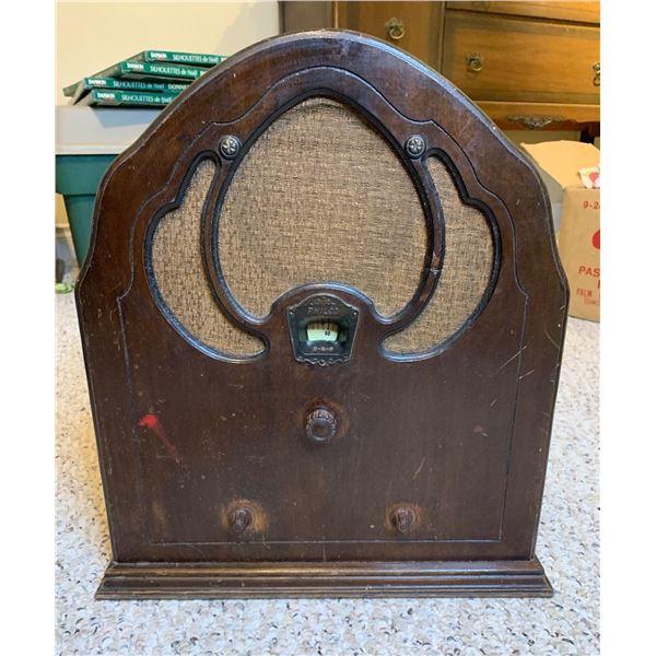 Antique Wood Philco Radio 50 Needs Service 16H