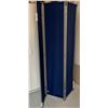 Image 1 : Room Divider Metal & Blue Fabric 71T 48W